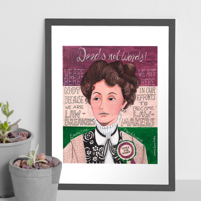 Emmeline Pankhurst | Kvinnors röster | POSTER (Skapare uppladdad)