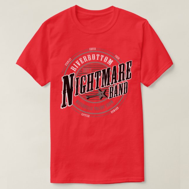 Emmet Otter Riverbottom Nightmare Band T Shirt (Design framsida)