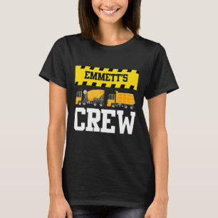 Emmett Construction Crew Anpassningsbar Dumptruck T Shirt