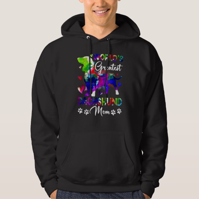 Emmett till Hope Lycklig Mors dag World's Greate Hoodie (Framsida)