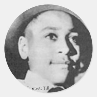 Emmett Till Runt Klistermärke
