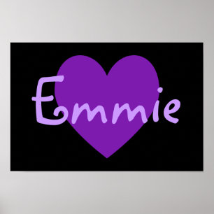 Emmie in Lila Poster