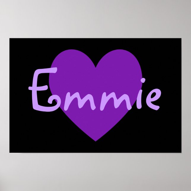 Emmie in Lila Poster (Framsidan)