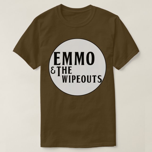 Emmo and the Wipeouts  White version  T Shirt (Design framsida)