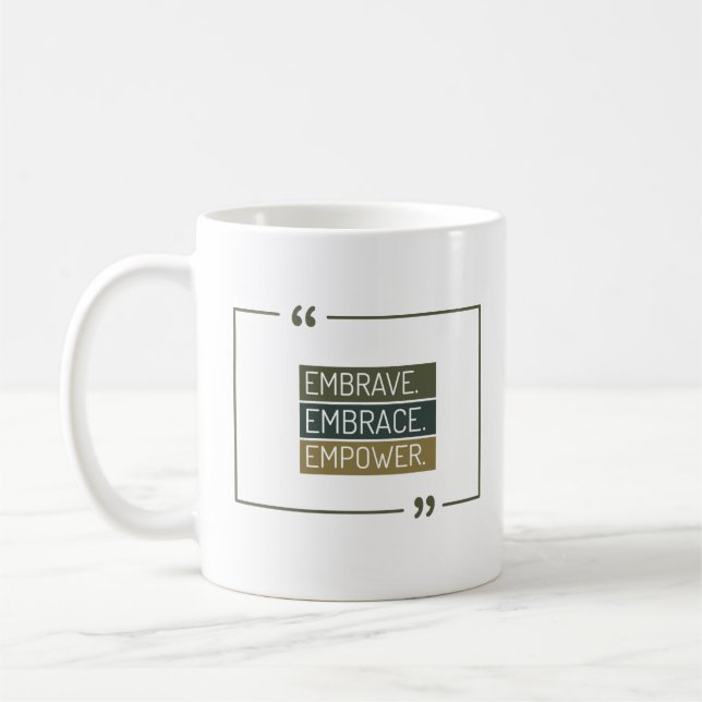 Emmoder,Embrace, Empower Kaffemugg (Vänster)