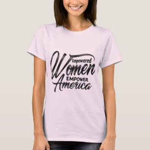 emmotoriserade kvinnor Patriotic Tee