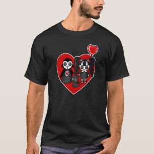 Emo Alla hjärtans dag Goth Alla hjärtans dag Vampy T Shirt