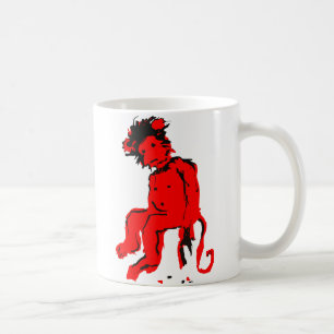 emo apa bläck kaffemugg