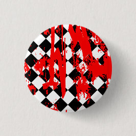 Emo Argyle Paint Splatter Knapp