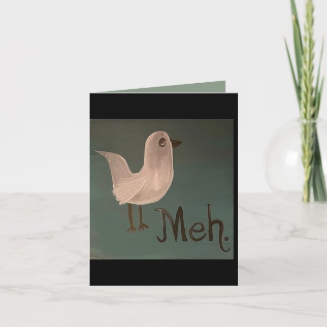 Emo Blank Greeting Card Kort (Framsida)