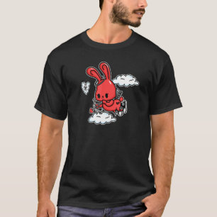 Emo Bunny Emo Angel Alt Aesthetic Soft Goth Valent T Shirt