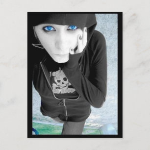 Emo Child Vykort