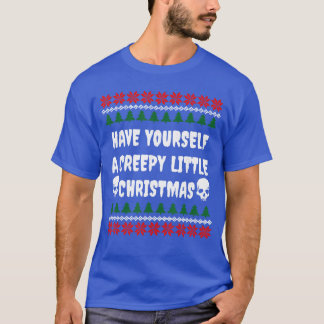 Emo ful ugly jultröja läskig kuslig jul t shirt