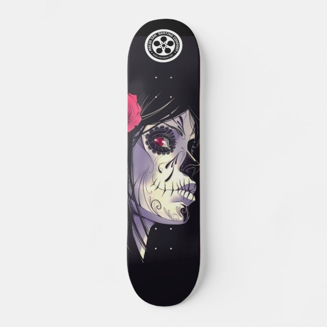 Emo Girl Old School Skateboard Bräda 21,6 Cm (Framsida)