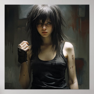 Emo Girl Poster: Slender, Tall och Stunningly Bea Poster