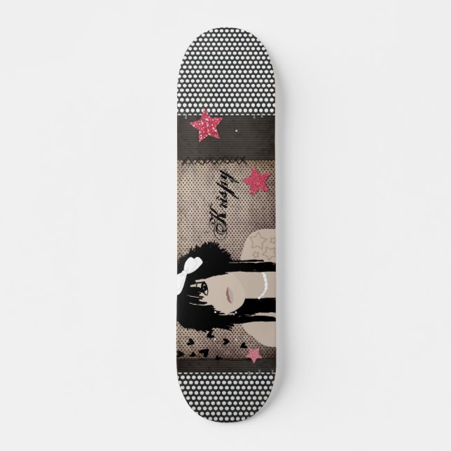 Emo Girl Skateboard (Framsida)