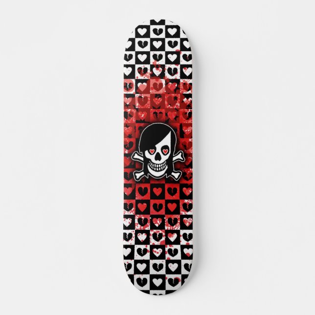 Emo Girl Skateboard Bräda 20 Cm (Framsida)