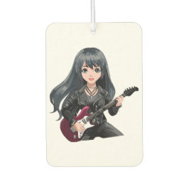 Emo girl with long black hair