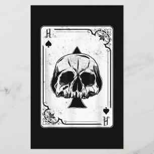 Emo gotiic and Punk Ace of Spades Poker Game Flygblad
