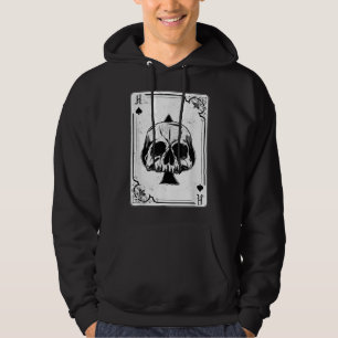 Emo gotiic and Punk Ace of Spades Poker Game Hoodie