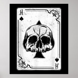 Emo gotiic and Punk Ace of Spades Poker Game Poster