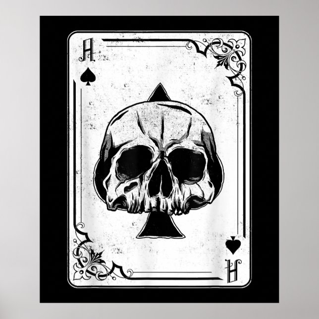 Emo gotiic and Punk Ace of Spades Poker Game Poster (Framsidan)