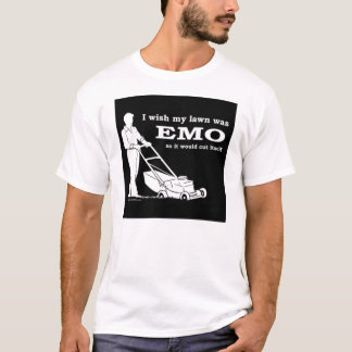 emo-gräsmatta-klipp t-shirt