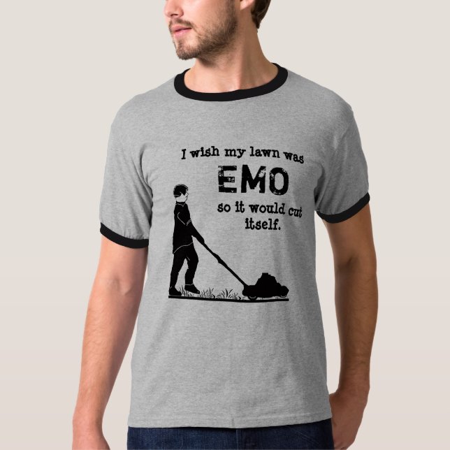 Emo gräsmatta t-shirt (Framsida)