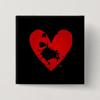 Emo hjärta knäppas knapp