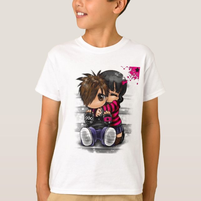 emo hug t-shirt (Framsida)