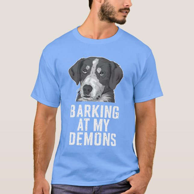 Emo Hund gotiic Hund Alternative Mode för Hund rol T Shirt (Framsida)
