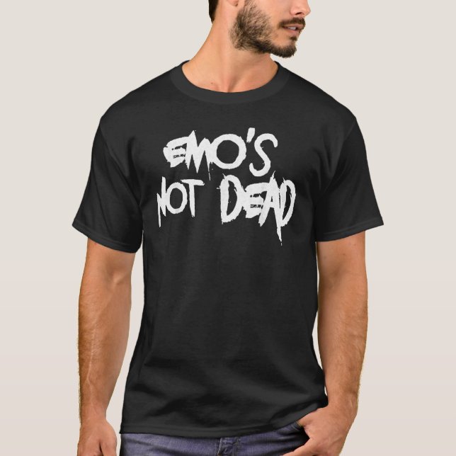 Emo Is Not Dead Essential Classic 1 T Shirt (Framsida)
