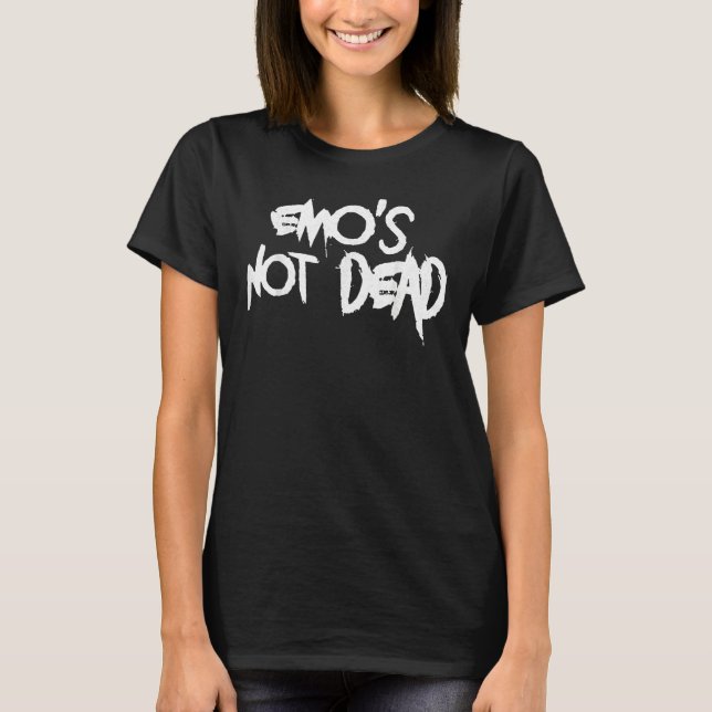 Emo Is Not Dead Essential Classic 1 T Shirt (Framsida)
