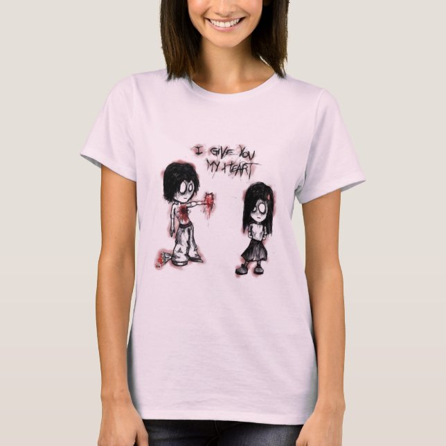 EMO-kärlek Tee Shirt (Framsida)