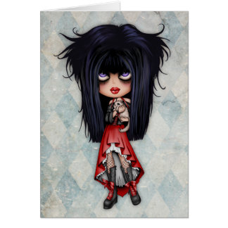 Emo kattungekort hälsningskort