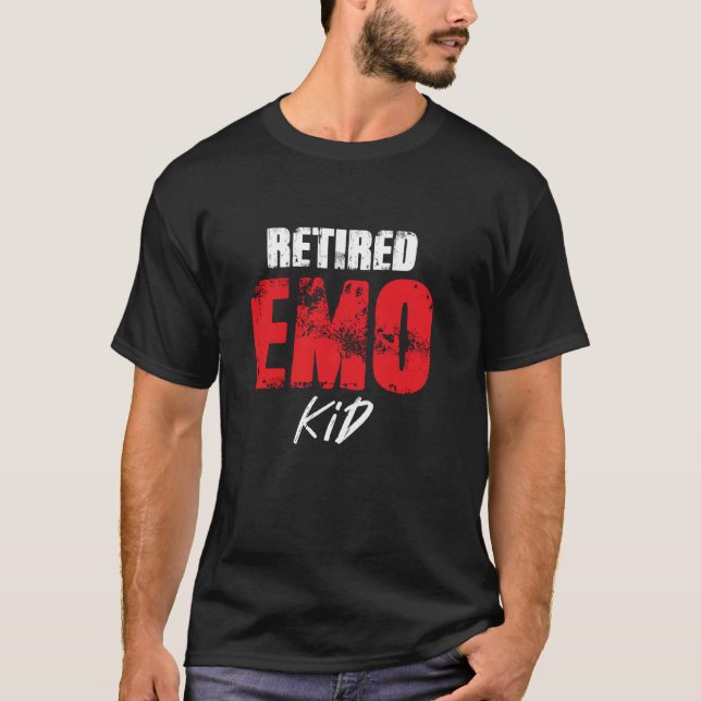 Emo Kid Quote Alternative Band Emo Music L T Shirt (Framsida)