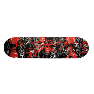Emo målar Skateboarddäcket Mini Skateboard Bräda 18,5 Cm
