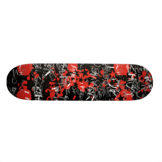 Emo målar Skateboarddäcket Mini Skateboard Bräda 18,5 Cm