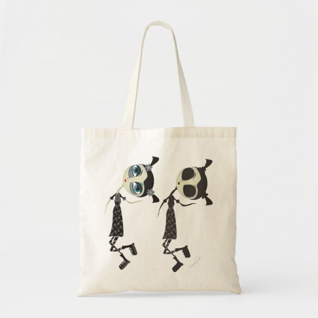 Emo mig och min Emo skuggar Tygkasse (Framsidan)