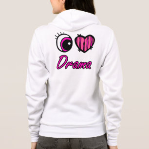 Emo Öga Heart I Kärlek Drama Tee