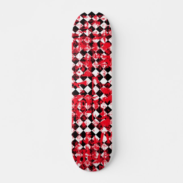 Emo Paint Splatt Skateboard (Framsida)