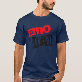 Emo Pappaband för pappa rolig T Shirt