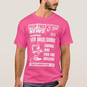 Emo Peep News - Lil Goth Boi - Rap Hip hop T Shirt