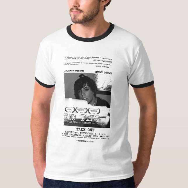 EMO-PILL - Delaware dalfilmfestival (ringer-T Tee Shirt (Framsida)