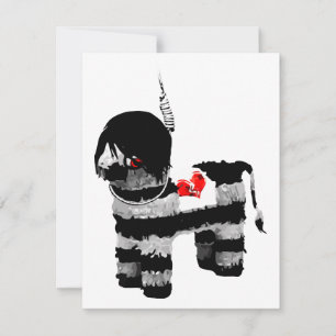 emo pinata inbjudningar