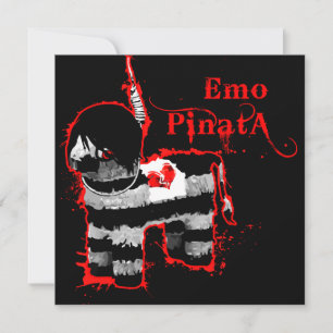 emo pinata inbjudningar