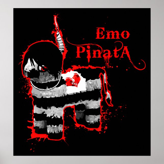 emo pinata poster (Framsidan)
