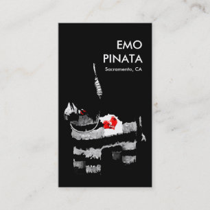 emo pinata visitkort