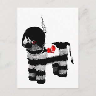 emo pinata vykort