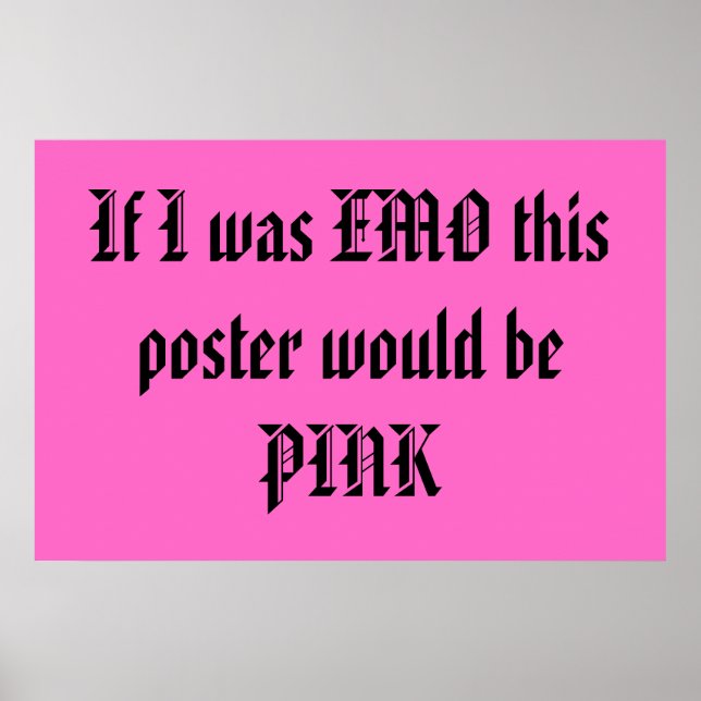 EMO POSTER (Framsidan)